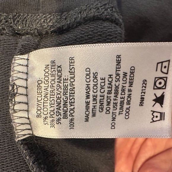 Steve Madden Cowl-Neck Pullover Charcoal Cutout Back Satin Trim Sz M Long Sleeve - Picture 7 of 7